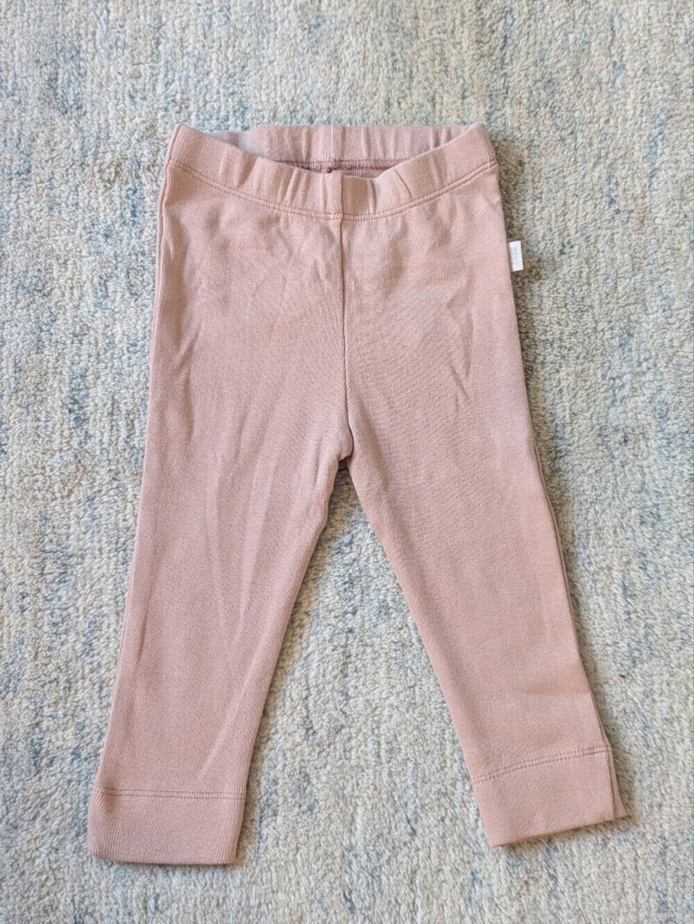 Sofie Schnoor Baby Pink Ribbed Leggings